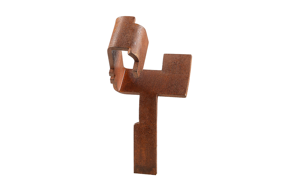 HUGO CHALÉ - Artista y escultor conceptual - Escultura Memórias de una casa en construcción - Técnica: hierro corten